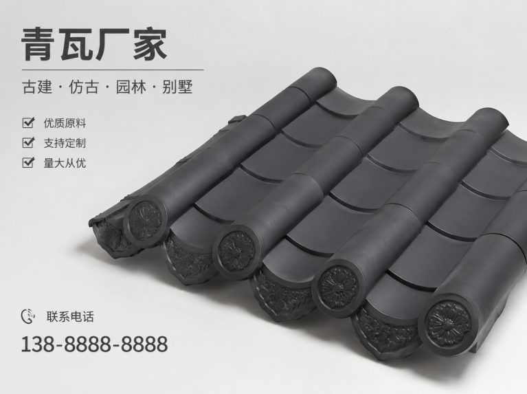 柳州古建脊瓦与封头瓦